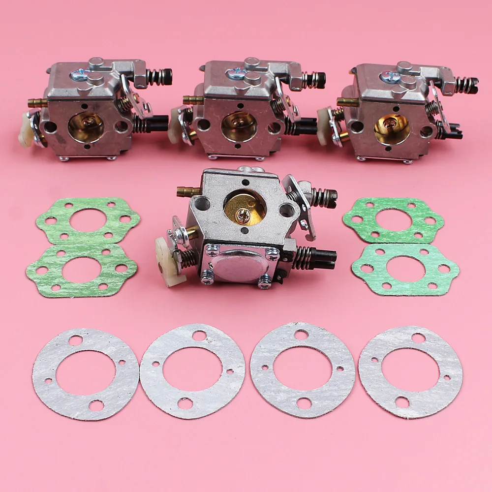 4 Set Carburetor Carb Gasket Kit For Husqvarna 55 51 Chain Saw Chainsaw