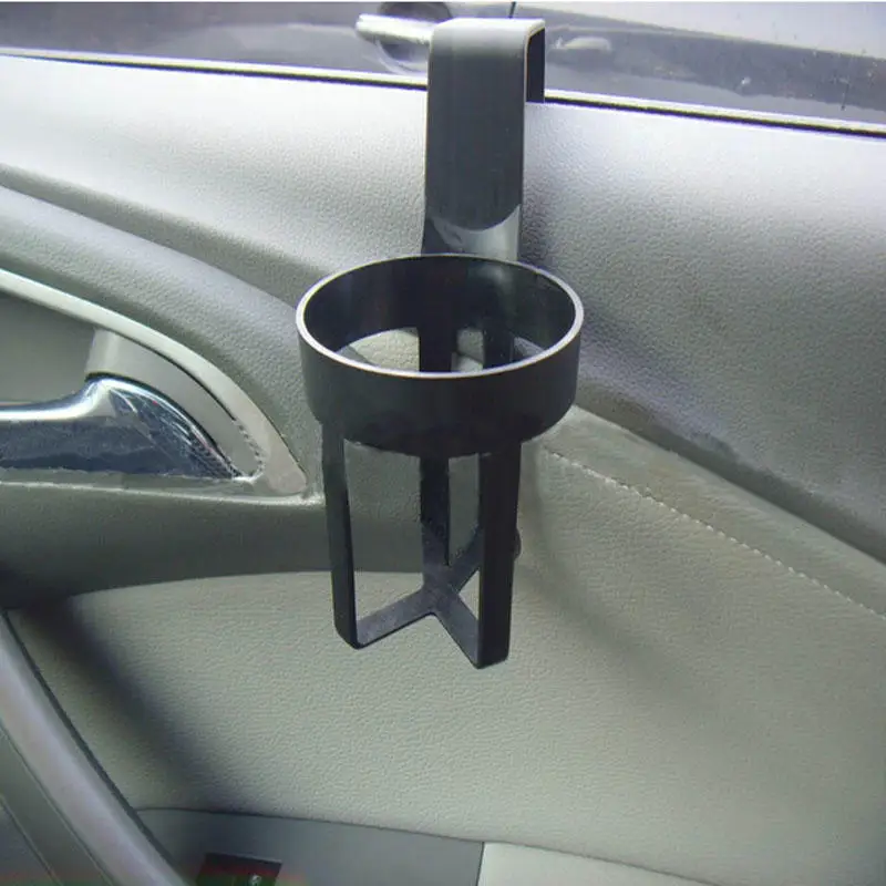 

New arrival 2019 1Pc Universal In Car Drinks Cup Bottle Can Holder Plastic Door Mount Cup Holder Stand Black Tea cup holder