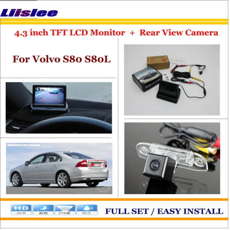 

Liislee For Volvo S80 S80L Car Rearview Camera + 4.3" LCD Screen Monitor = 2 in 1 Parking Assistance System