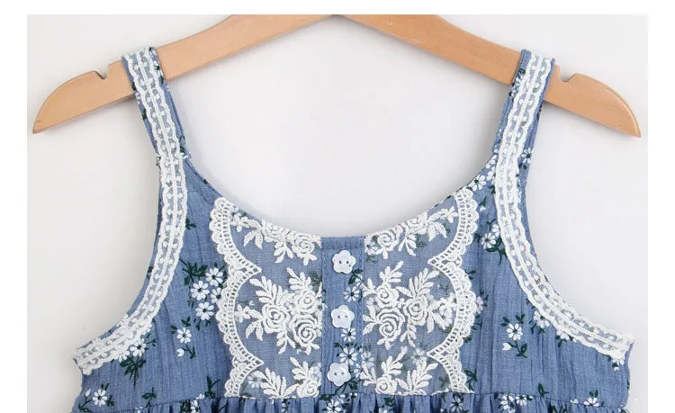 little teenage girls cute dress floral printed kids sundress sleeveless kids princess dress summer 2017 children dress clothing (4)