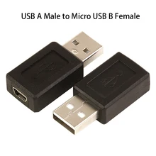 50 шт./партия USB 2,0 A Тип Штекерный к Mini 5pin USB B Тип 5pin гнездовой разъем адаптер конвертер