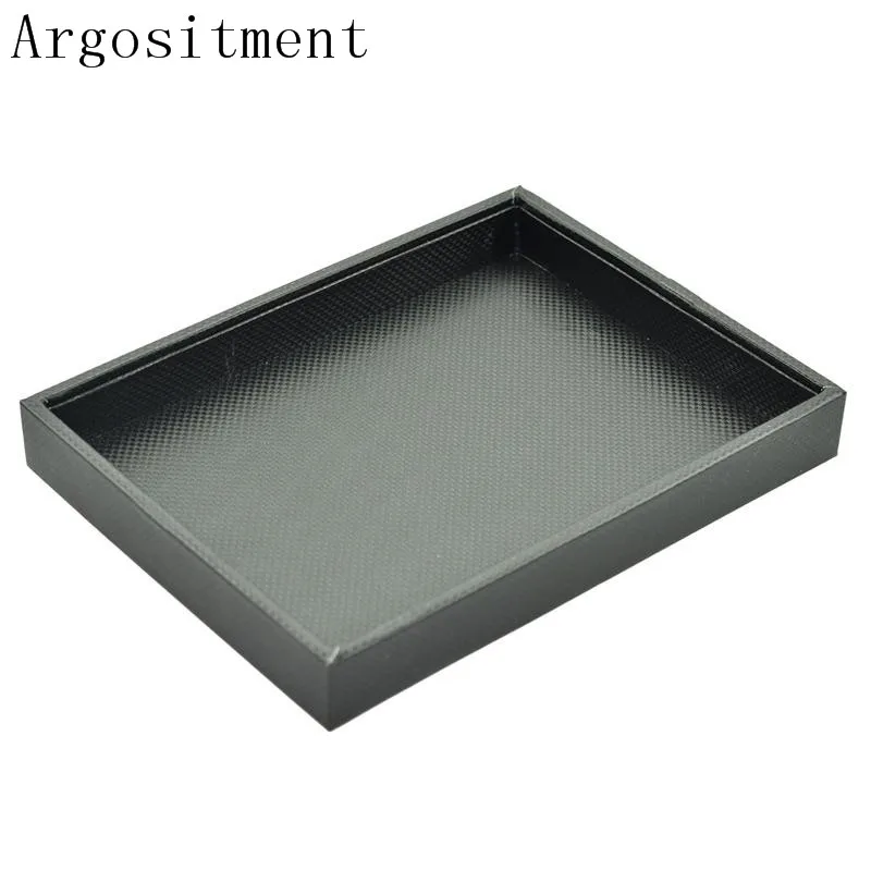 Argositment 2pcs Leatherette Earring Necklace Display Pad Jewelry