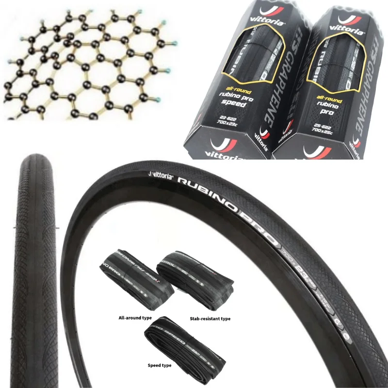 

Vittoria Rubino Pro/Control/Speed/Endurance G+ Isotech Road Bike clincher Tire Bicycle Folding 700C 23C-28C Clincher Tyre