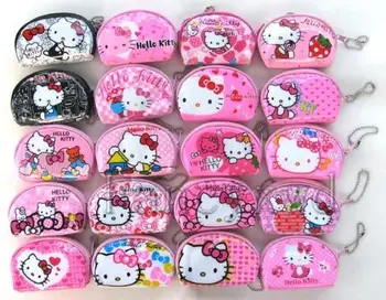 

Lot of 24pcs Fashion Coin Purse Party Favor Cut Cat PVC Zipper Wallet