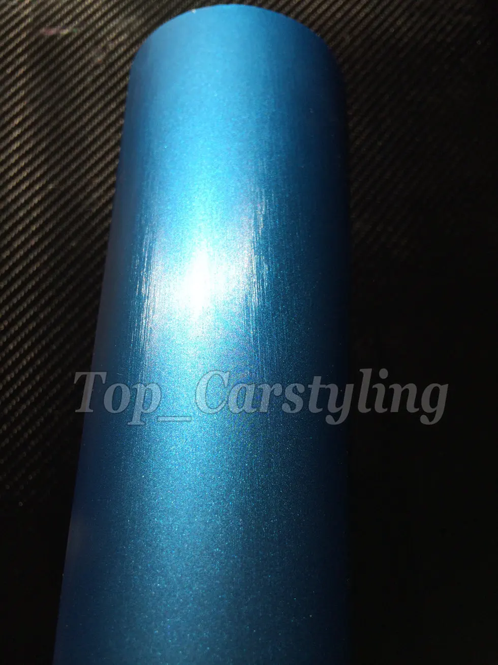titanium blue matt chrome brushed steel vinyl car wrapping film (1)