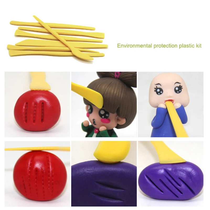 7PCS Polymer Clay Modeling Tools Clay Tool Set Environmental Protection