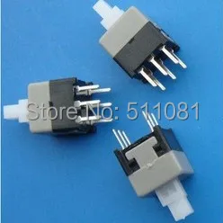 

50pcs 8.5mm x 8.5mm Push Tactile Power Micro Switch Self lock On/off button ic
