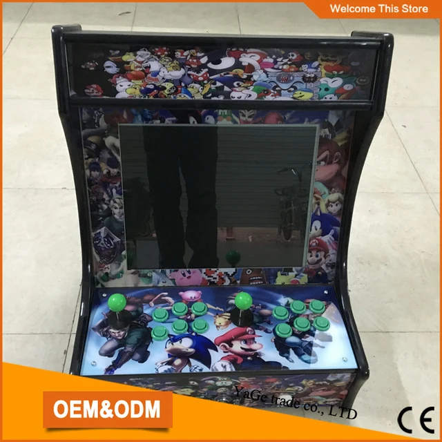 Best price at $361 Cheap china suppliers 19 inch LCD Mini table top machine with Classical games pandora box 3 Game PCB/Mini arcade machine