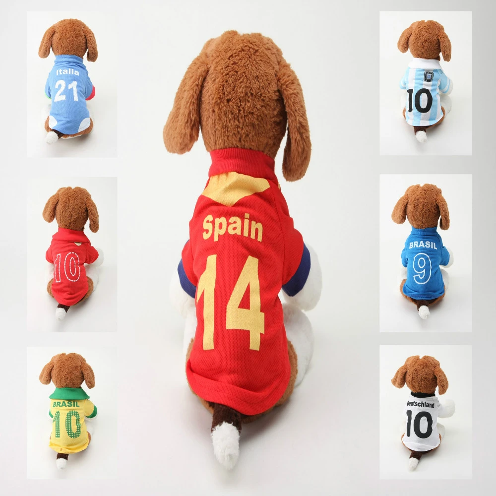 beginnen Verslaafd Kaap Zomer Goedkope Hondenkleding voor Kleine Honden t shirt voetbal jersey  Huisdieren Katten Chihuahua Puppy Kleding ropa perro|chihuahua puppy  clothes|dog summer clothessummer clothes for dog - AliExpress