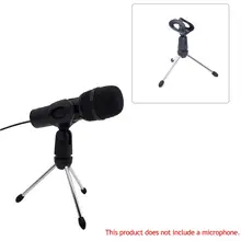 Yiwa микрофон Микрофон Стенд штатив кронштейн Портативный цинковый сплав настольный стол регулируемый держатель