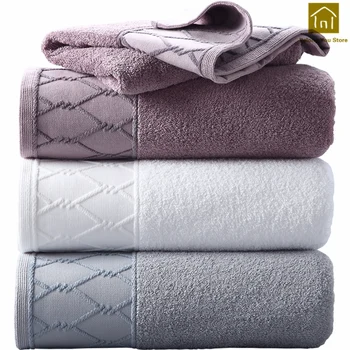 

Soft Large Hotel Bath Towels Men Cotton Women Bath Towel Bathroom Adults Toalha De Banho Dry Hair Cap Bathroom Supplies WKZ013