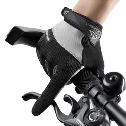 Велосипедные перчатки полный палец спорта противоударный дышащий мотоцикл перчатки «MTB» с поглощает пот дизайн велосипедные перчатки