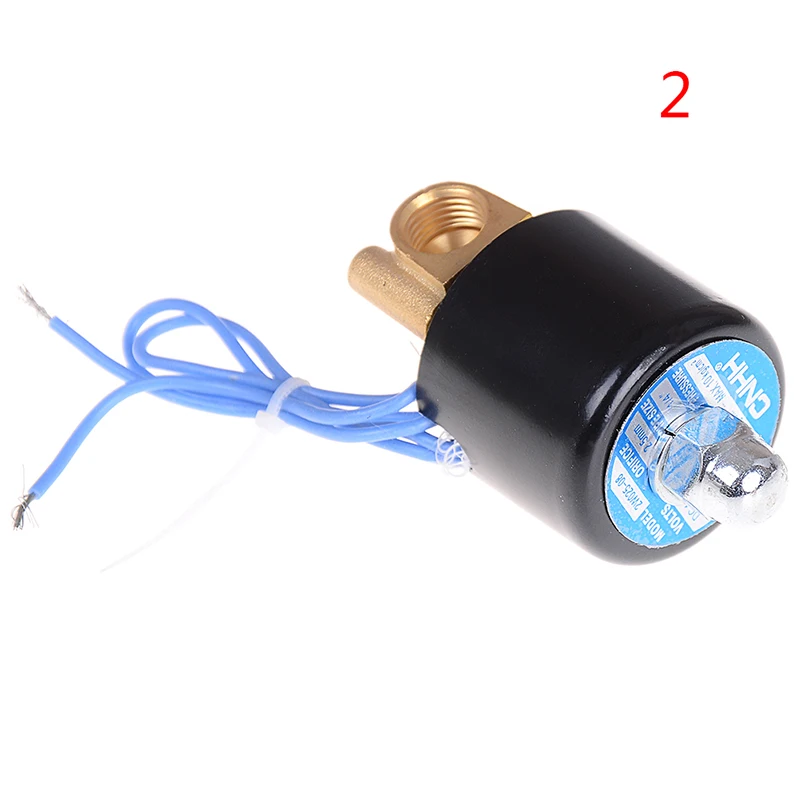 1/4 "Электрический электромагнитный клапан пневматический клапан для воды масло воздуха Газа DC 12 В