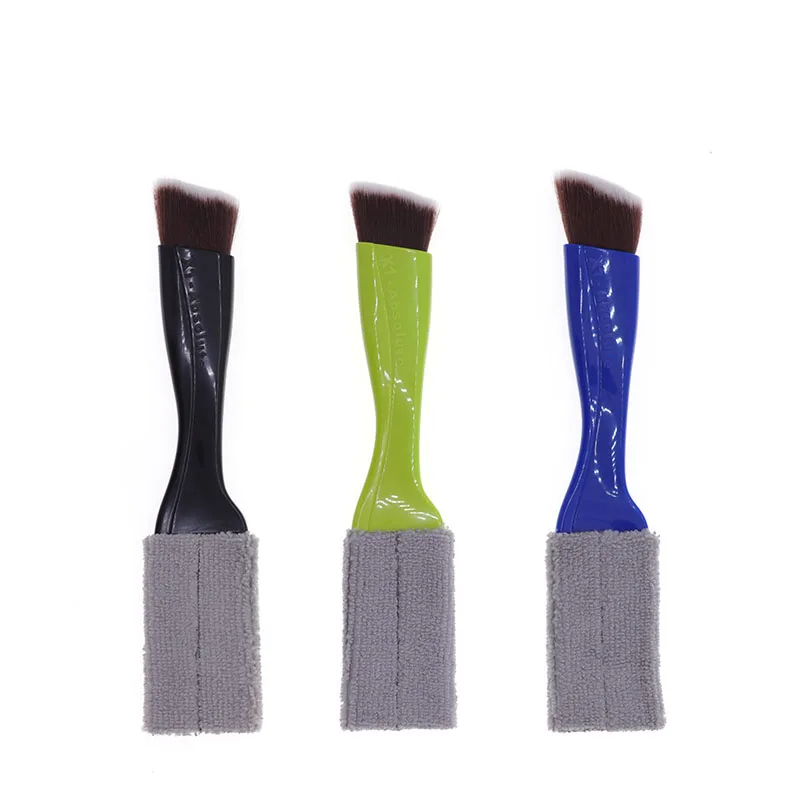 

Car Air Conditioning Vents Brush with Double End for Dashboard Gear Lever Door Slot Dead Corner Auto Detailing Cleaning Tools