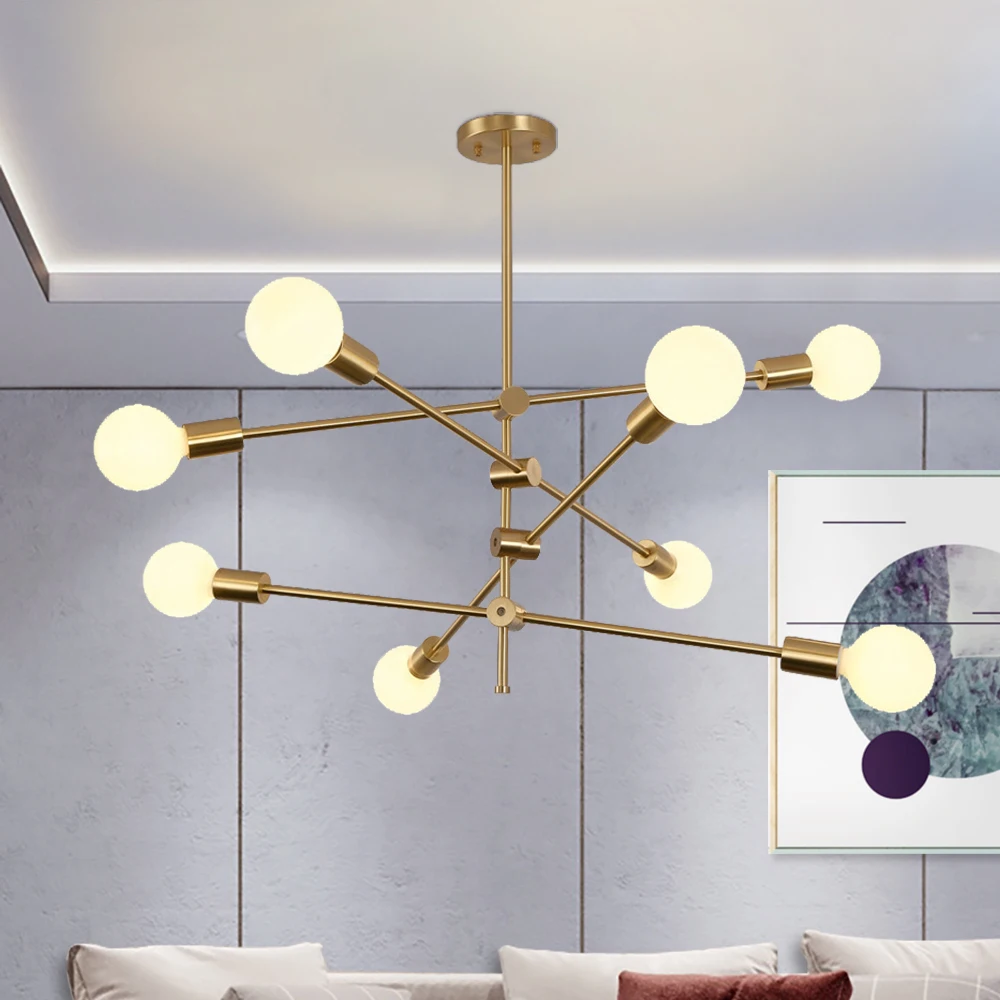 

Nordic rotatable branching bubble chandelier lighting DIY hanging fixtures modern led chandeliers for living room restaurants
