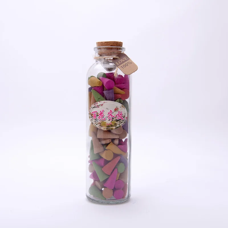 Натуральные эфирные масла ладан конус дезодорирующий различные ароматы опционально Ароматические Комаров Репеллент башня для благовоний - Цвет: Bottle Mixed Incense