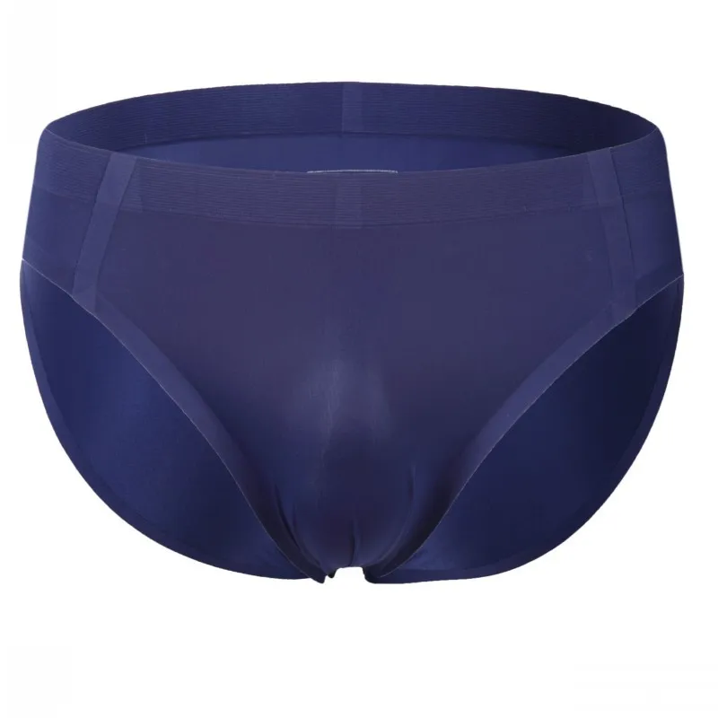 Men's underwear Ice Silk Seamless gay thin summer Underpants cueca Transparent Male panties Pouch No Trace Man Briefs Penis sexy 5