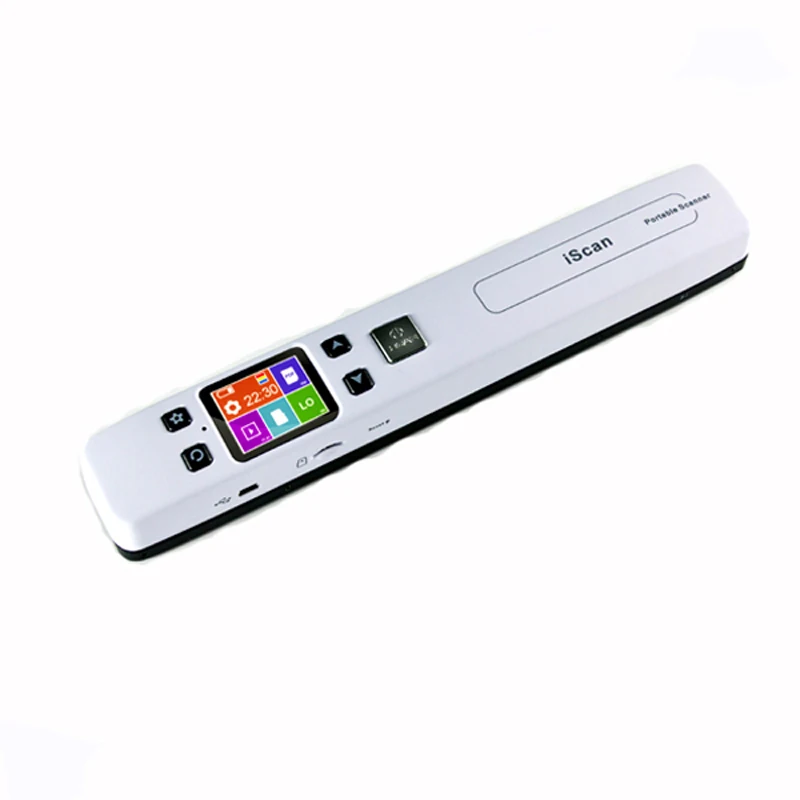 Zero Margin Portable Handheld Scanner HD Office High Speed Color A4 Document / Photo / Book Scan Scanner+32G memory card