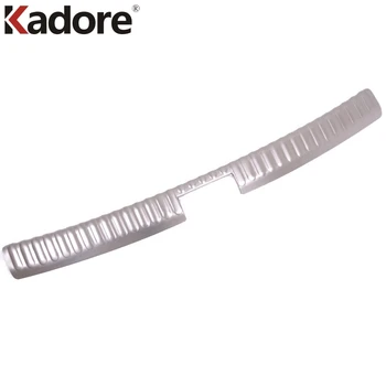 

For Volkswagen Tiguan 2009 2010 2011 2012 Stainless Steel Inner Rear Bumper Pad Protector Trim Tail Trunk Scuff Plate Cover