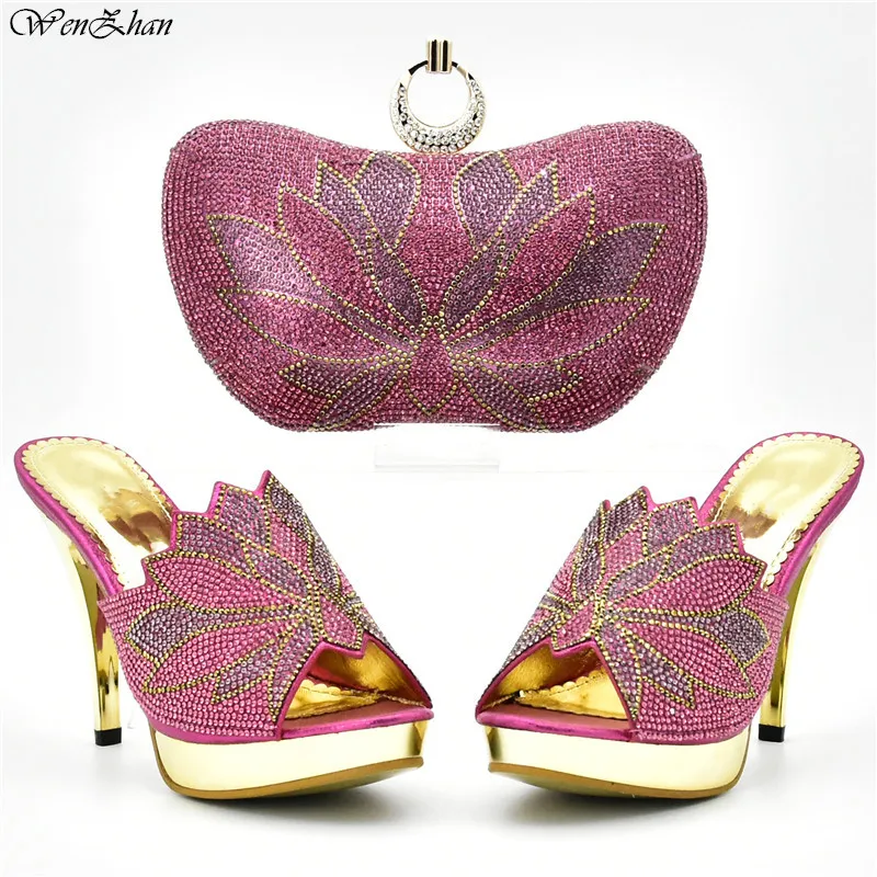 Assorties 4 Strass Haute Ventes Et as as Ensemble De As Sac Dans Décoré 2 1 D85 2018 Chaussures Coloré as 14 Italien Match Femmes Talon Embrayage Avec Photo 3 TqPzf77