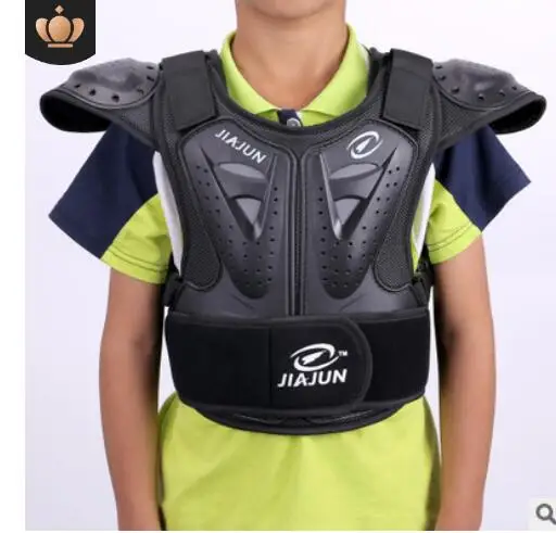 Children's Armor Jacket Spine Chest Protection Equipment Motocross Skateboard Jacket Motorcycle Gear Motos Kids Motocross