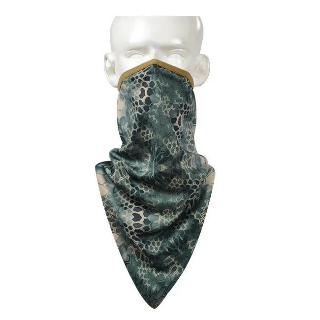 Battle Snake Tri-угловой шарф/Mountain bandanna/Battle Snake camo Bandanna/походные спортивные шарфы для верховой езды/Outddoor camo шарфы