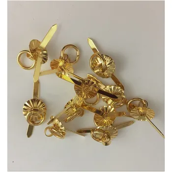 

100Pcs Antique Gold Sun Drawer Cabinet Desk Door Pull Handle Knobs Furniture Hardware,Ring Pin Handles,8mm