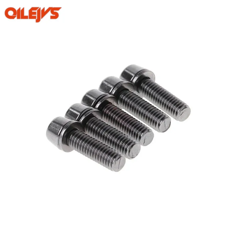 5 шт. MTB винтовые ролики винт велосипедный M5x20mm / M6x20mm с прокладкой вынос руля