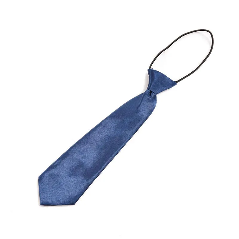 Галстук для мальчика, детский, школьный, Свадебный галстук для мальчика, галстук на шею, эластичный, однотонный, с пятнами - Цвет: 6