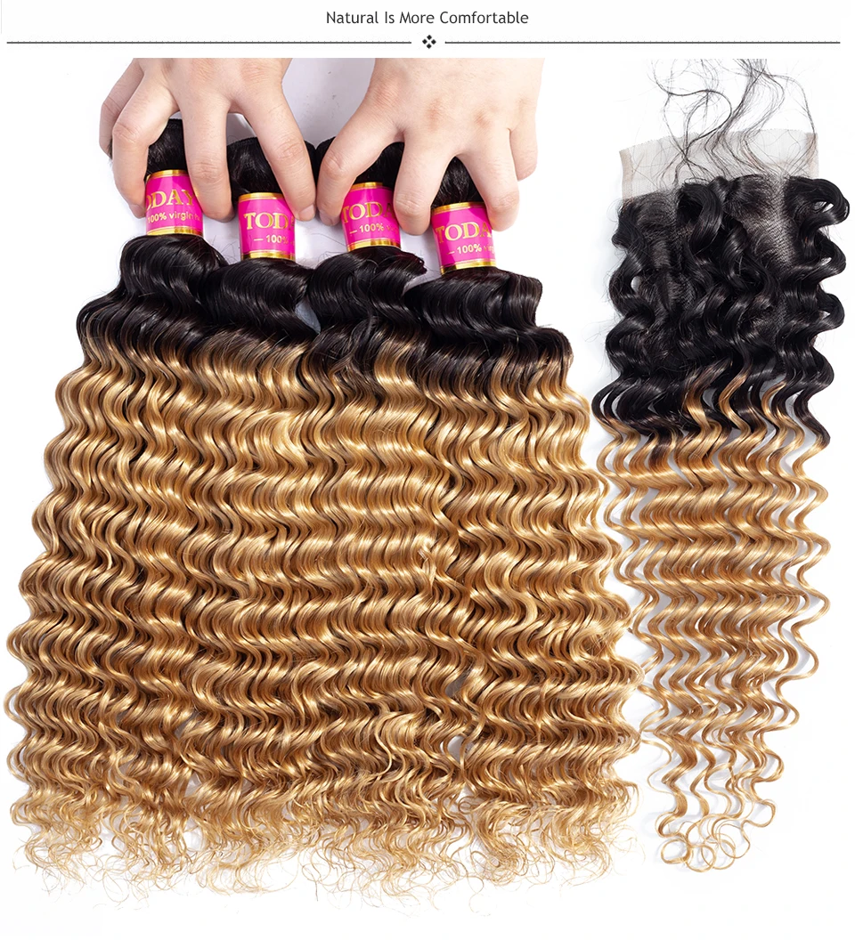 brazilian hair weave bundles with closure