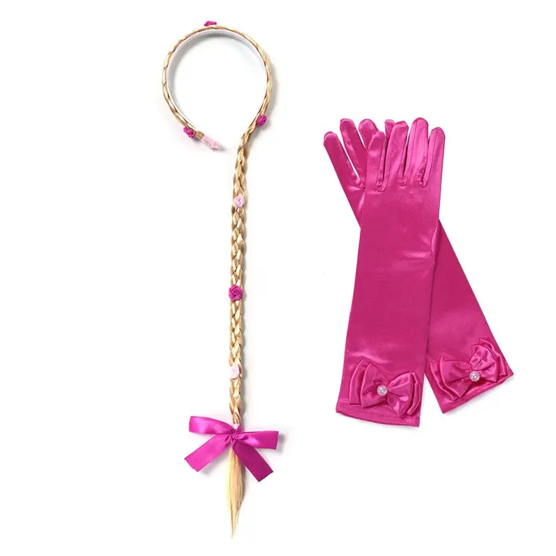 Rose Wig Gloves Sets
