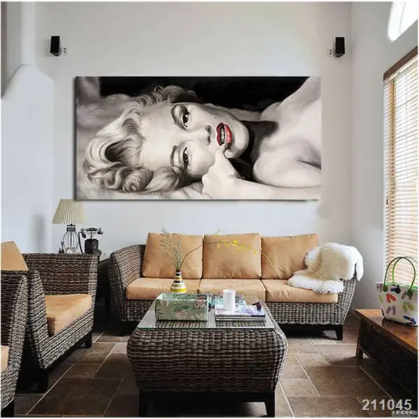 Marilyn Monroe Сексуальная Картина на холсте настенные картины для гостиной холст