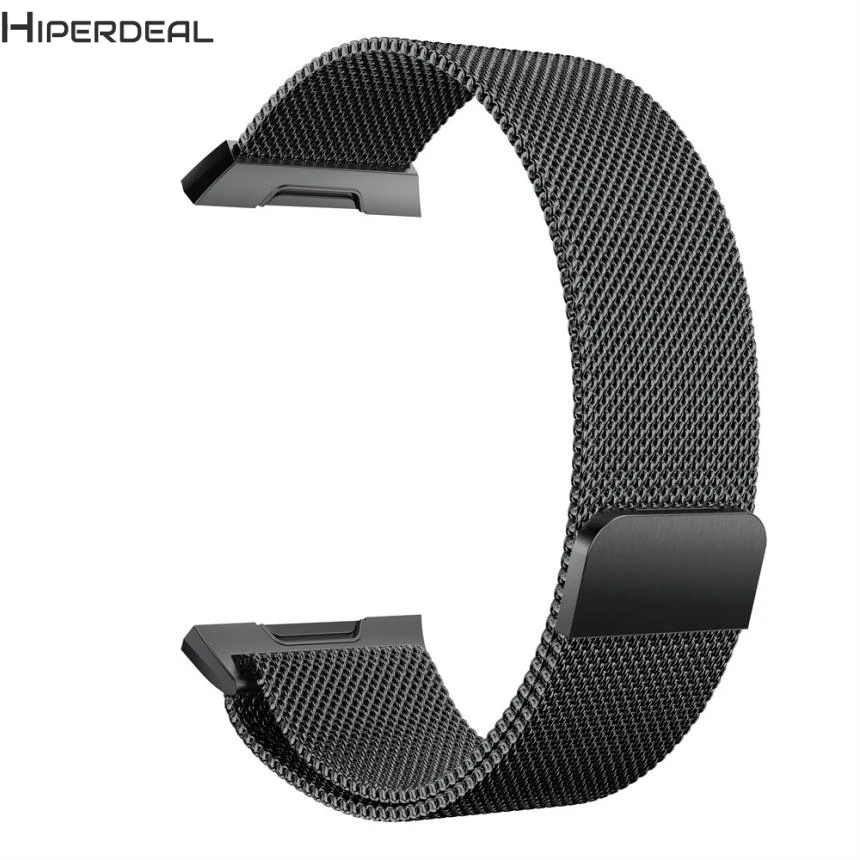 

HIPERDEAL New Magnetic Milanese Loop Stainless Steel Magnet Lock Band For Fitbit Ionic Hot 17Dec21 Dropshipping F