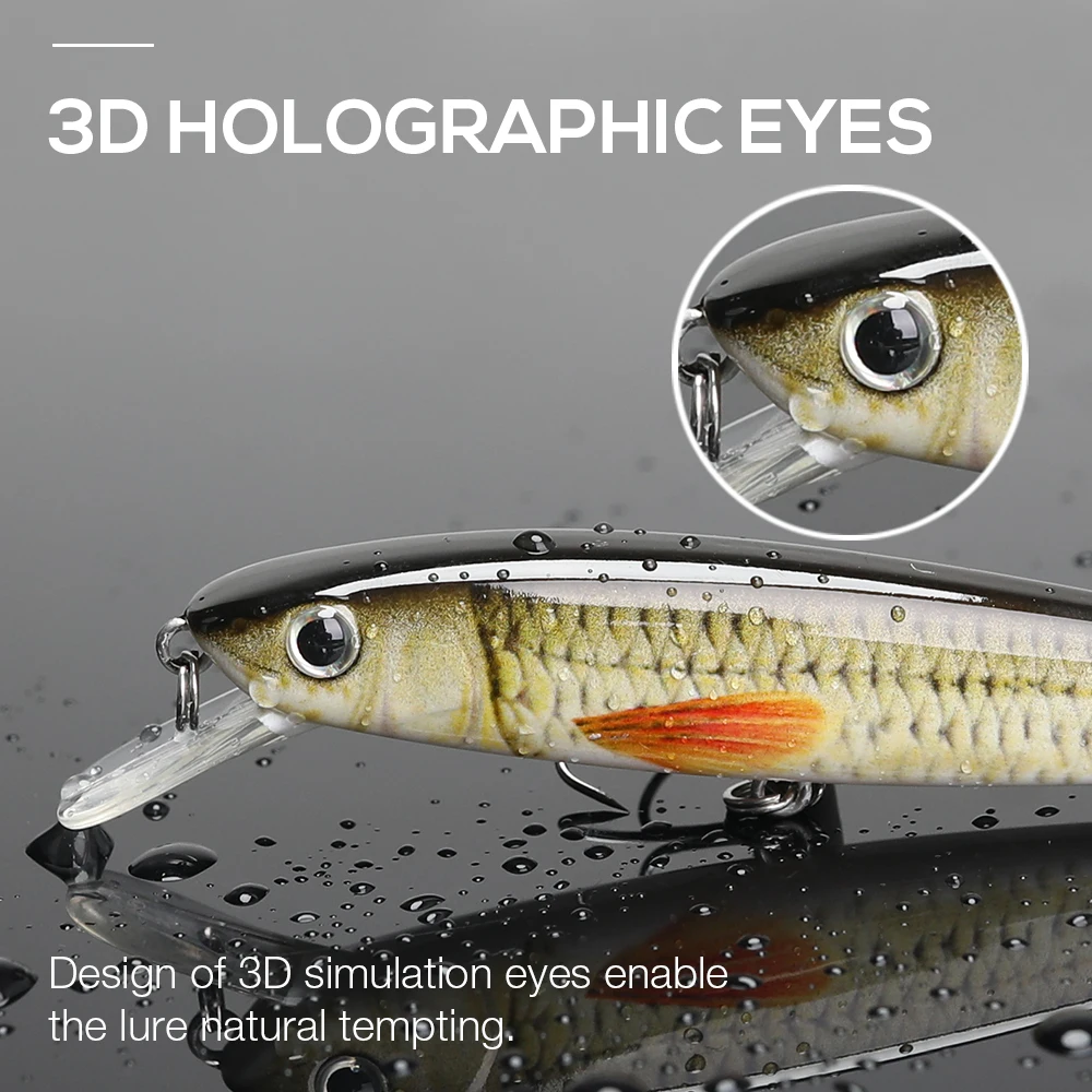 Воблеры TREHOOK для рыбалки Minnow 10 см 11 г плавающая приманка рыболовные приманки