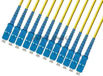 

LODFIBER 120M SC-SC Indoor Armored Singlemode 12 Strands Fiber Optic Cable Patch Cord 9/125