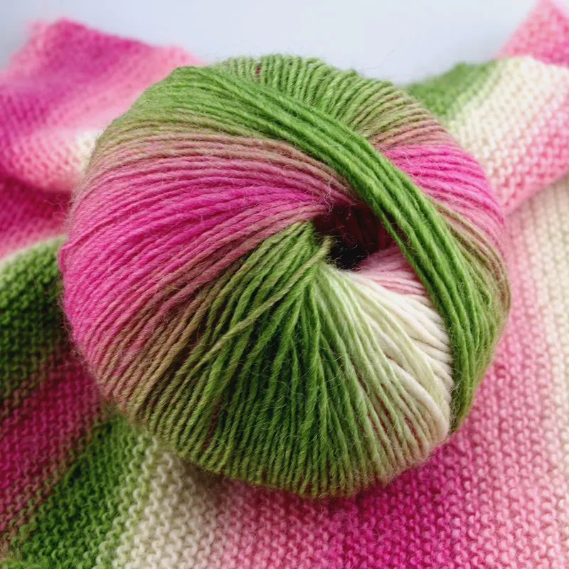 5 шариков/партия шерстяная пряжа радужного цвета S4179|wool yarn|knitting wool yarnknitting yarn |
