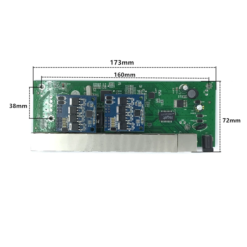 ANDDEAR-10/100 Мбит/с rj45 коммутатор poe 802.3af 9 poort voeding 15,5 Вт для ip-камеры nvr ip telefoon wifi точка доступа poe коммутатор - Цвет: Single module