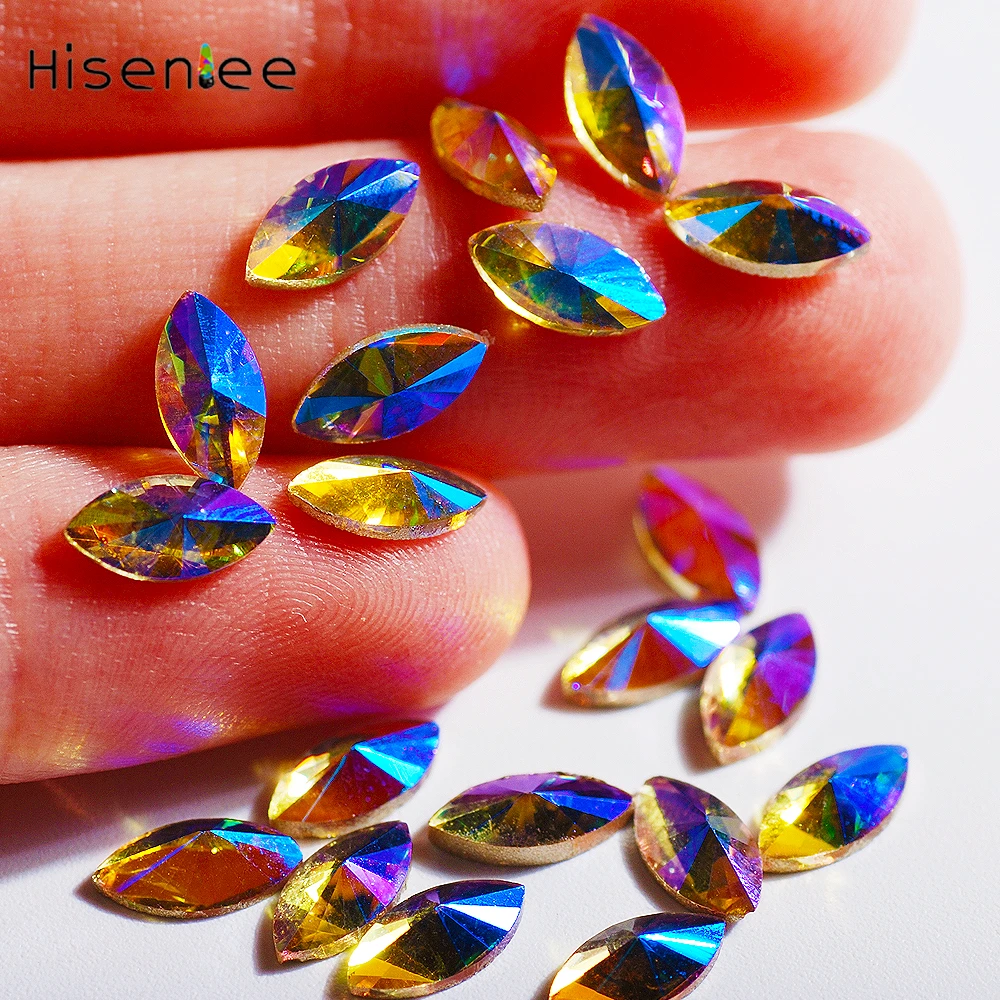 Gemstones 3D Crystal DIY Sun Flower Crystal Art DIY Crafts Gemstones Acrylic Gems for Clothes Shoes Crafts Accessories