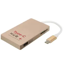 USB 3,1 Тип-C отложным воротником 4 К HDMI USB 3,0 хаб USB-C концентратора