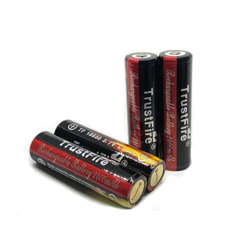

TrustFire Protected 18650 Colorful Battery 3.7V 2400mAh Camera Torch Flashlight 18650 Rechargeable Lithium Batteries with PCB