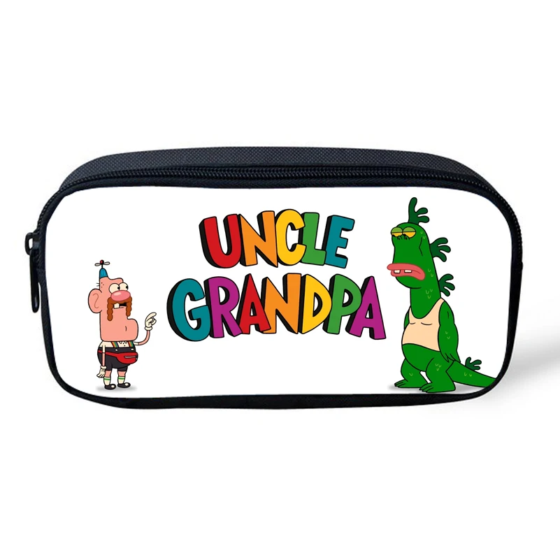 

2018 Girls Fashion Coin Purses For Children Cute Cartoon Character Uncle grandpa Bag For Kids Boys