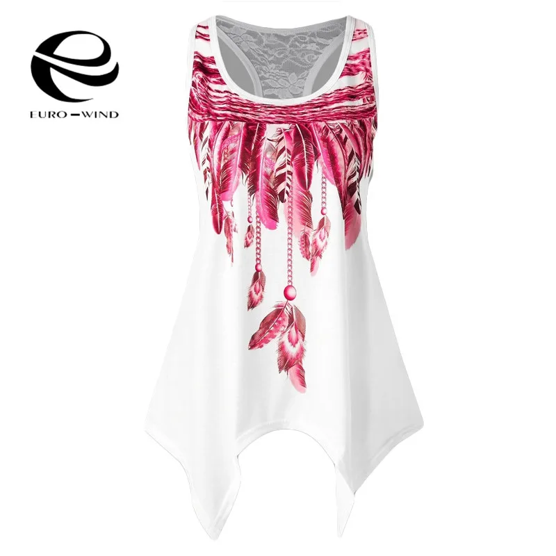 

Plus Size 5XL Women Tops and Blouse 2019 Summer Top Sleeveless Print O-neck Lace Blouse Female Beach Boho Wear Shirts Top Blusaa