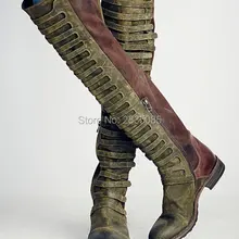 Винтажная обувь в стиле ретро; женские ботинки на плоской подошве с боковой молнией; повседневные мотоботы; сезон осень-зима; замшевые сапоги до колена; bottine femme