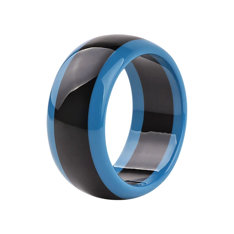 Trendy Fashion Resin Cuff Bracelets Bangles for Women Black Stripe Acrylic Wide Bracelet Female Simple Charm Party Gifts Jewelry (2)
