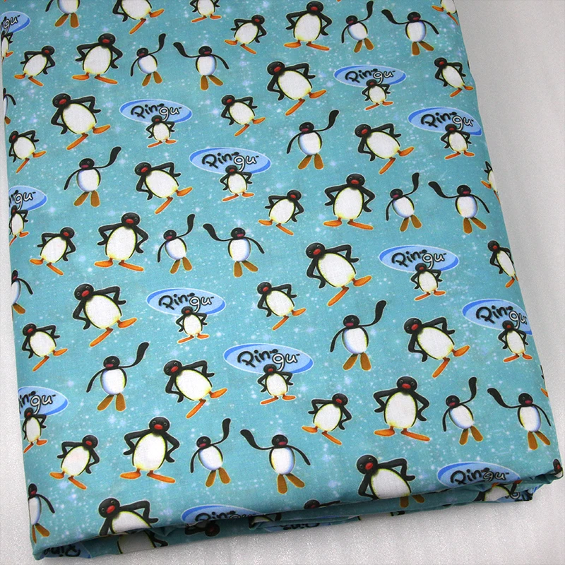 

50*147CM patchwork patchwork cotton pingu for Tissue Kids Bedding textile for Sewing Tilda Doll, DIY handmade materials,43732
