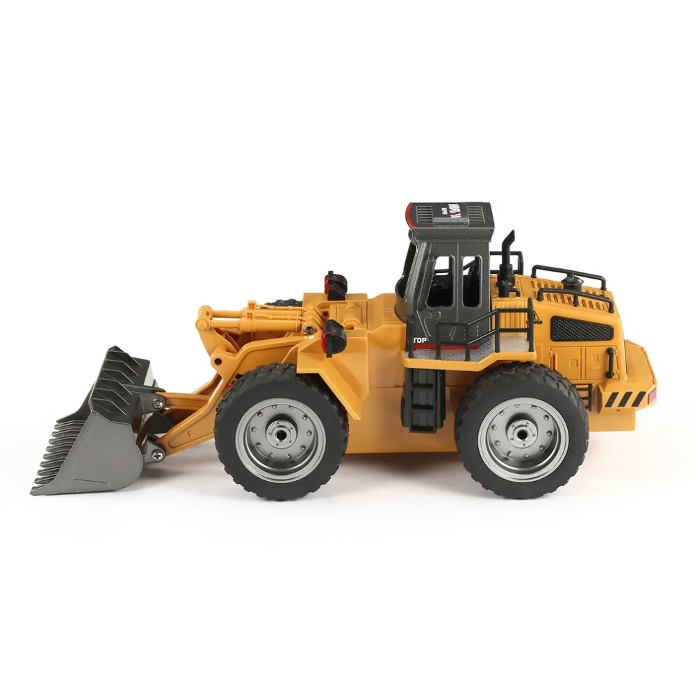 HUINA 1520 6CH RC металлический бульдозер с дистанционным управлением Tractork RTR