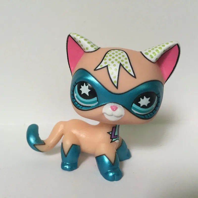 Pet Shop животное милый супер герой Синяя Маска кошка кукла Фигурка для ребенка