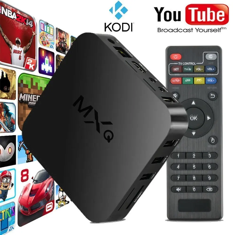 MXQ Android TV Box Amlogic S805 Quad Core 1GB/8GB WiFi H.265 Android