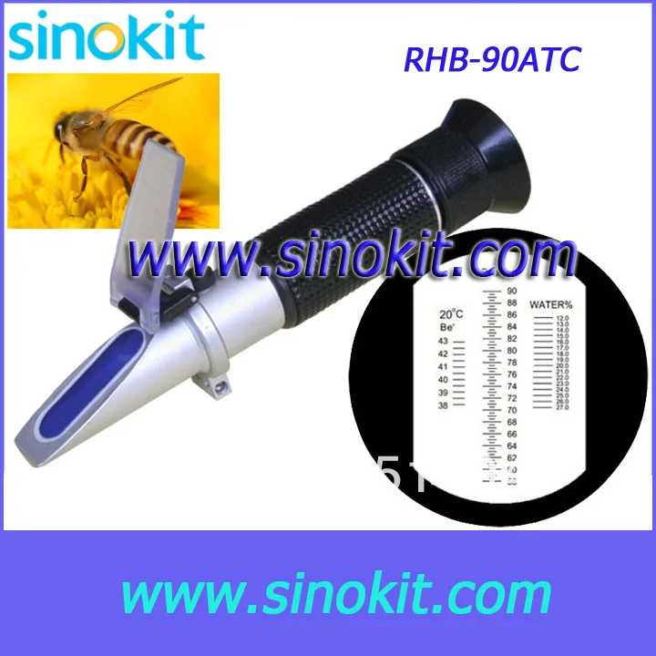 Ручной рефрактометр без калибровки ручной с бриксом и медом RHB 90TATC|refractometer