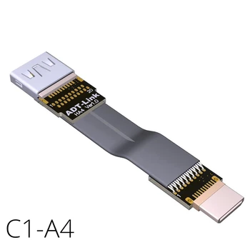 

Mini HDMI HDMI FPV Extension Converter Adapter Cable Mini-HDMI 2.0v Cord EMI Shielded For Blu-Ray 3D 1080P 4Kx2K@60Hz C1A4